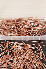 Image showing metal copper nails