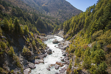 Image showing Rocky River or stream in the Himalayas