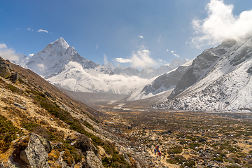 Image showing Ama Dablam summit in Himalayas Nepal