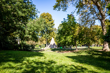 Image showing Parc Monceau, Paris, France