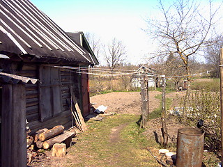 Image showing old memories in Russian village