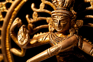 Image showing Statue of indian hindu god Shiva Nataraja - Lord of Dance