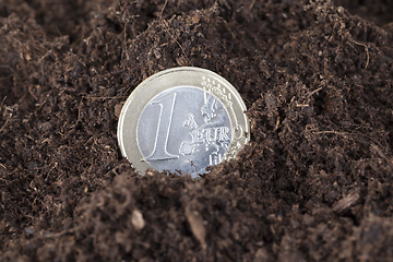 Image showing coin one euro