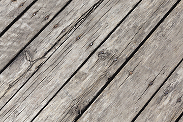 Image showing old wooden boards