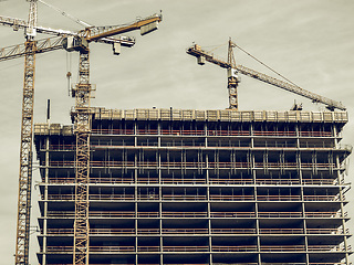 Image showing Vintage looking Building site