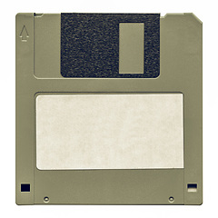 Image showing Vintage looking Floppy disk