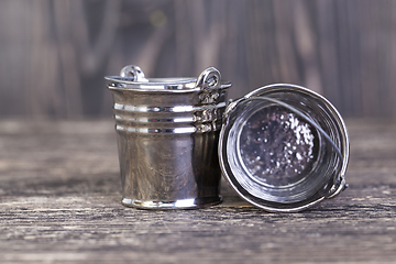 Image showing two small decorative bucket