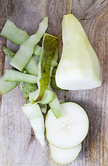 Image showing peeled pear