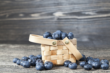 Image showing ripe blueberry berries