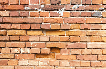 Image showing old brick wall