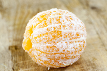 Image showing peeled orange mandarin