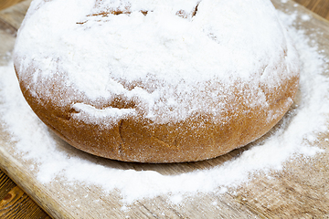 Image showing fresh loaf rye bread
