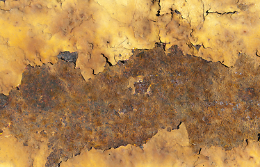 Image showing old rusty metal