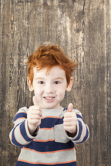 Image showing red-haired boy