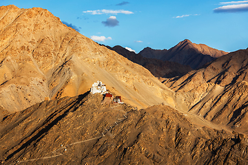 Image showing Namgyal Tsemo gompa and fort. Ladakh, India