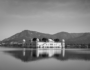 Image showing Jal Mahal Water Palace. Jaipur, Rajasthan, India