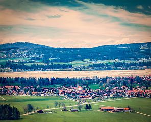 Image showing German countryside and village