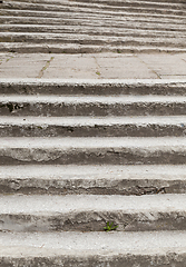 Image showing old reinforced concrete staircase