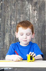 Image showing beautiful red-haired boy