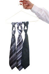 Image showing Three tie
