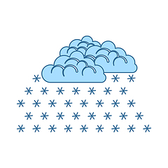 Image showing Snowfall Icon