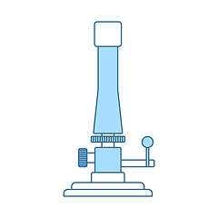 Image showing Icon Of Chemistry Burner