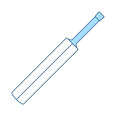 Image showing Cricket Bat Icon