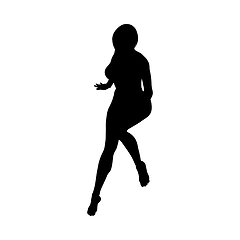 Image showing Naked sexy girls silhouette