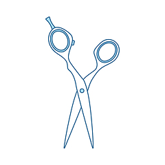 Image showing Hair Scissors Icon