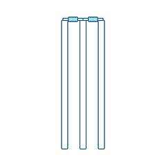 Image showing Cricket Wicket Icon