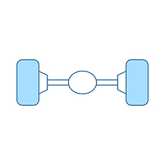 Image showing Car Rear Axle Icon