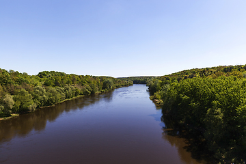 Image showing long river