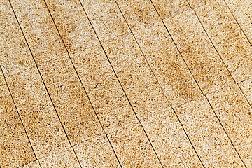 Image showing row of rye crispy
