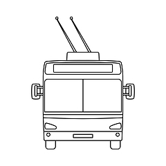 Image showing Trolleybus Icon