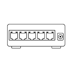 Image showing Ethernet Switch Icon