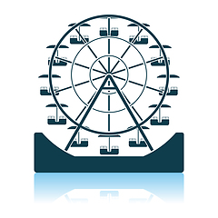 Image showing Ferris Wheel Icon