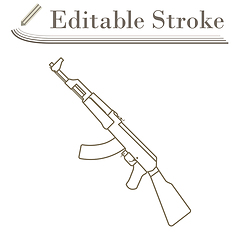 Image showing Russian Weapon Rifle Icon