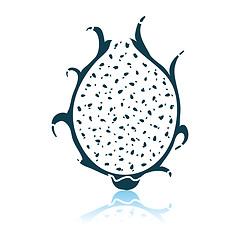 Image showing Icon Of Dragon Fruit