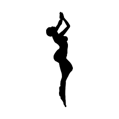 Image showing Naked sexy girls silhouette