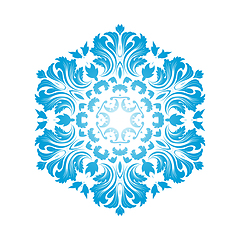 Image showing Circle Snowflake