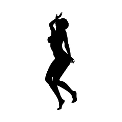 Image showing Naked sexy girls silhouette