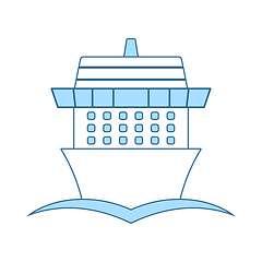 Image showing Cruise Liner Icon