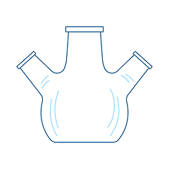 Image showing Icon Of Chemistry Round Bottom Flask