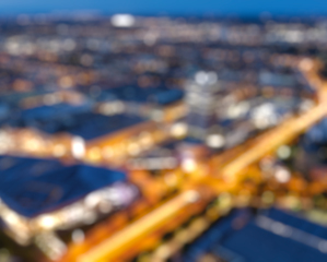 Image showing Defocused aerial view of Munich