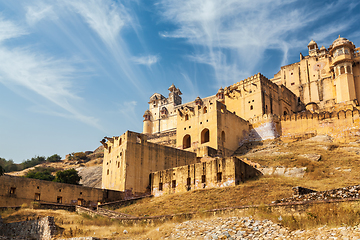 Image showing Amer Amber fort, Rajasthan, India