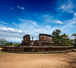 Image showing Ancient Vatadage (Buddhist stupa)