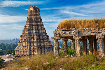 Image showing Virupaksha Temple. Hampi, Karnataka, India