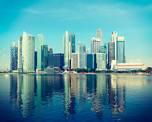 Image showing Singapore skyline