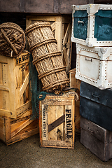 Image showing Vintage luggage