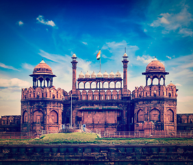 Image showing Red Fort (Lal Qila). Delhi, India